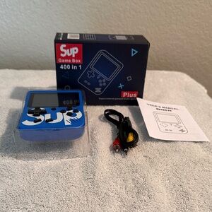 Sup Game Box 400 in 1 Blue Handheld Console